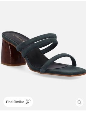 ALOHAS Indiana Leather Sandals in Grey